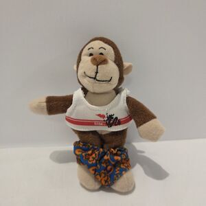 Build A Bear Marvelous Monkey 5" Mini Plush McDonald's Happy Meal Hawaiian 2006
